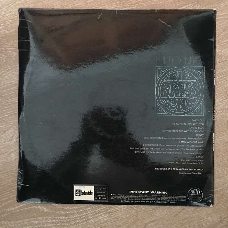 The Brass Ring  Only Love - Vinyl LP Record - Opened  - Very-Good- Quality (VG-)
