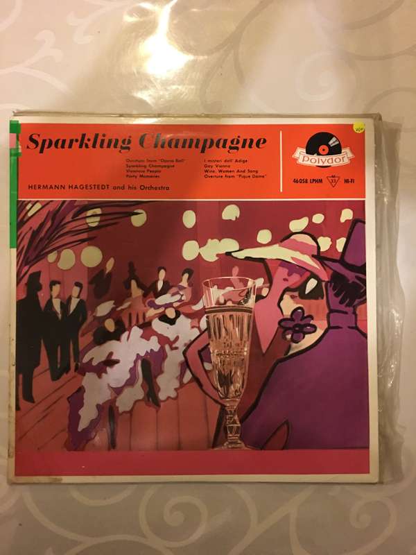 Hermann Hagestedt and His Orchestra - Sparkling Champagne - Vinyl LP Record - Opened  - Very-Good...
