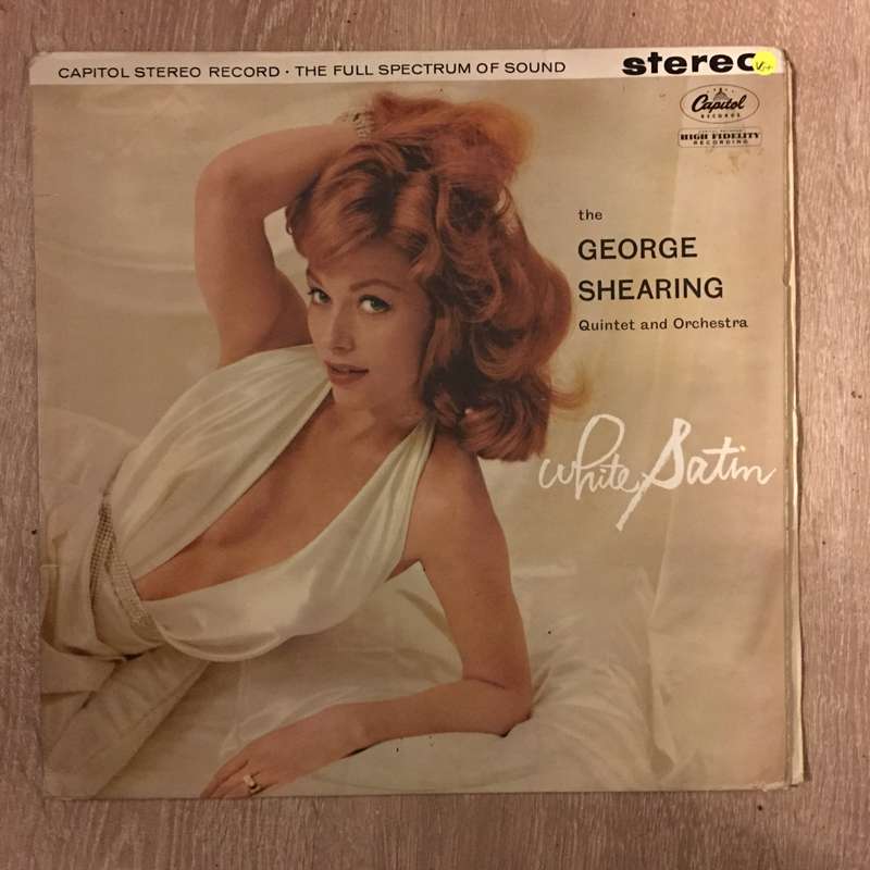 The George Shearing Quintet And Orchestra  White Satin - Vinyl LP Record - Opened  - Very-G...