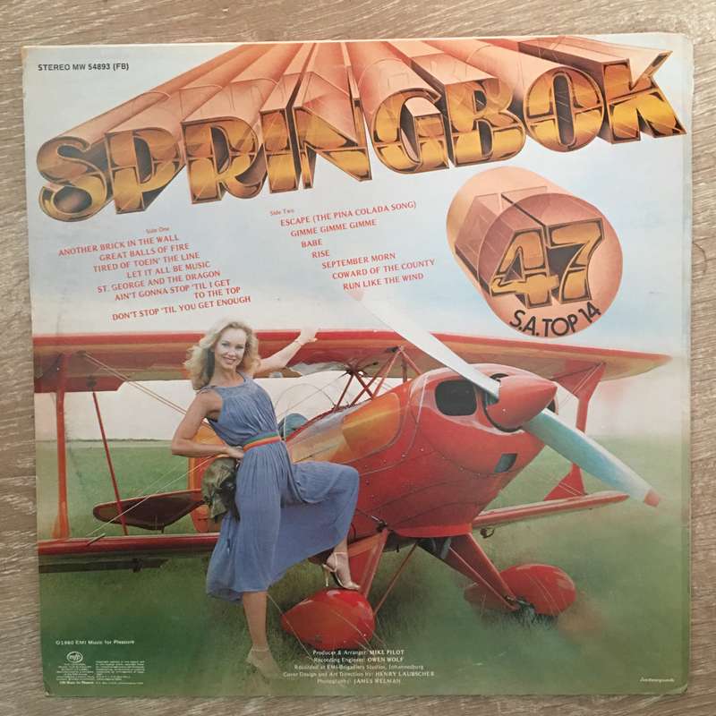 Springok 47  - Vinyl LP Record - Opened  - Very-Good Quality (VG)