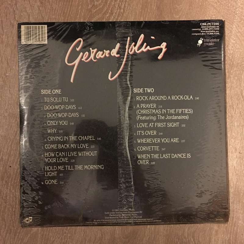 Gerard Joling  Memory Lane -  Vinyl LP Record - Sealed