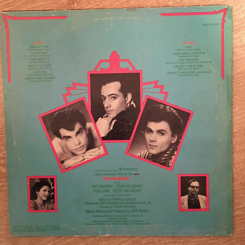 Idolmaker  - Original Soundtrack - Vinyl LP Record - Opened  - Very-Good Quality (VG)