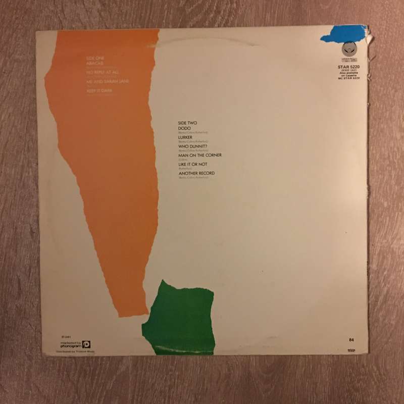 Genesis - Abacab - Vinyl LP - Opened  - Very-Good Quality (VG)