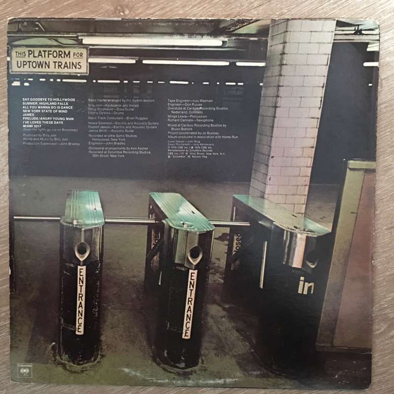 Billy Joel - Turnstiles - Vinyl LP Record - Very-Good+ Quality (VG+)