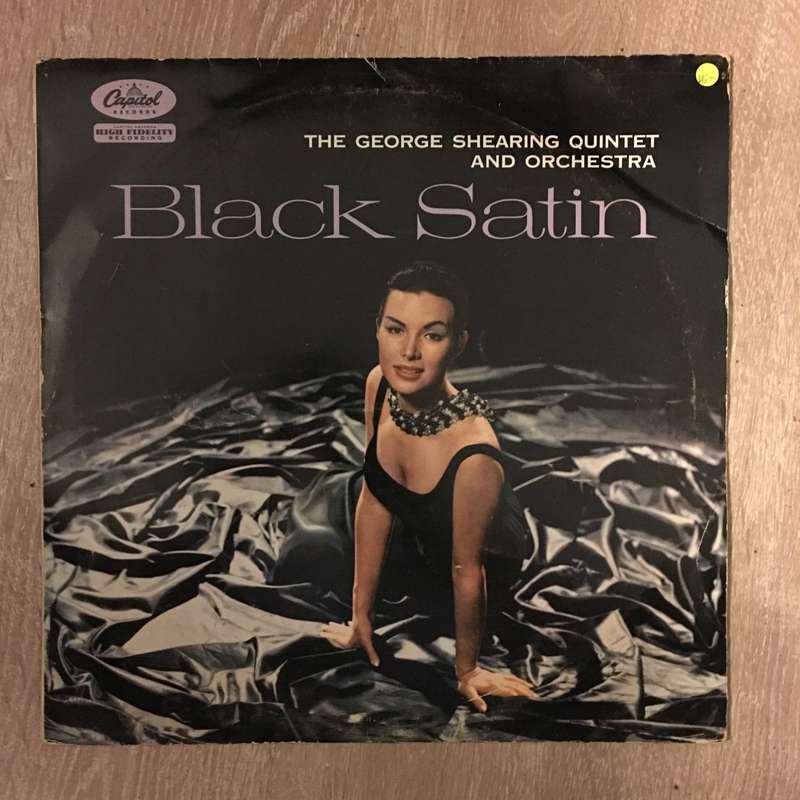 George Shearing Quintet And Orchestra  Black Satin - Vinyl LP Record - Opened  - Very-Good-...
