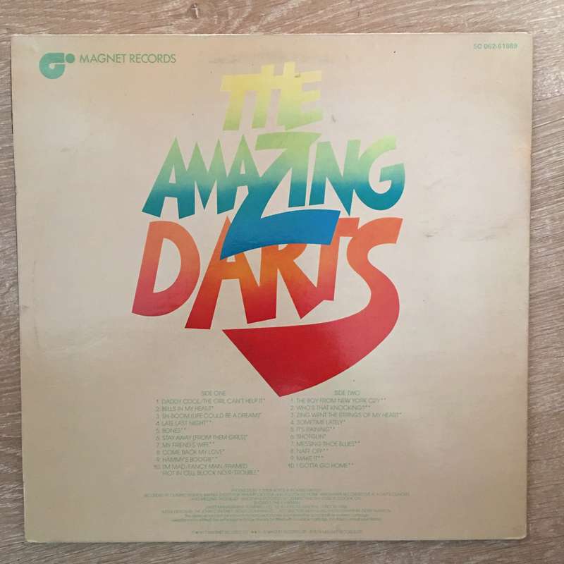 Darts  The Amazing Darts - Vinyl LP Record - Opened  - Very-Good+ Quality (VG+)