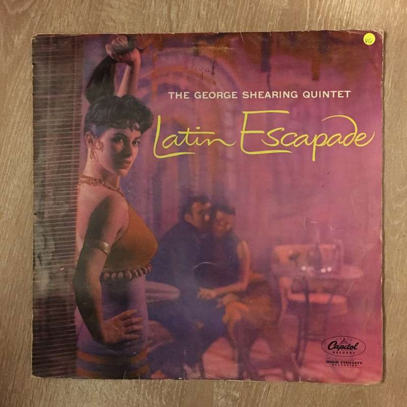 George Shearing Quintet  Latin Escapade - Vinyl LP Record - Opened  - Very-Good Quality (VG)