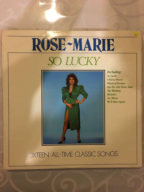 Rose Marie - So Lucky - Vinyl LP Record - Opened  - Very-Good+ Quality (VG+)