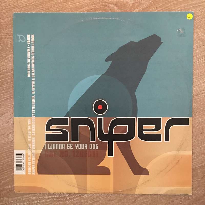 Sniper  I Wanna Be Your Dog  - Vinyl Record - Opened  - Very-Good Quality (VG)