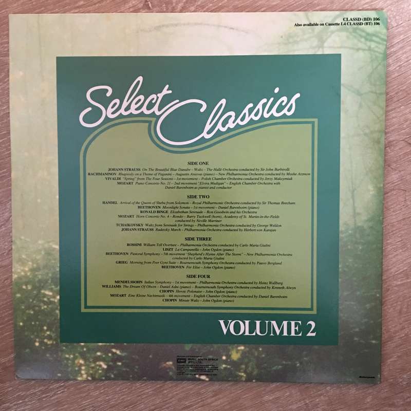 Selects Classics Vol 2 - Vinyl LP Record - Opened  - Very-Good+ Quality (VG+)