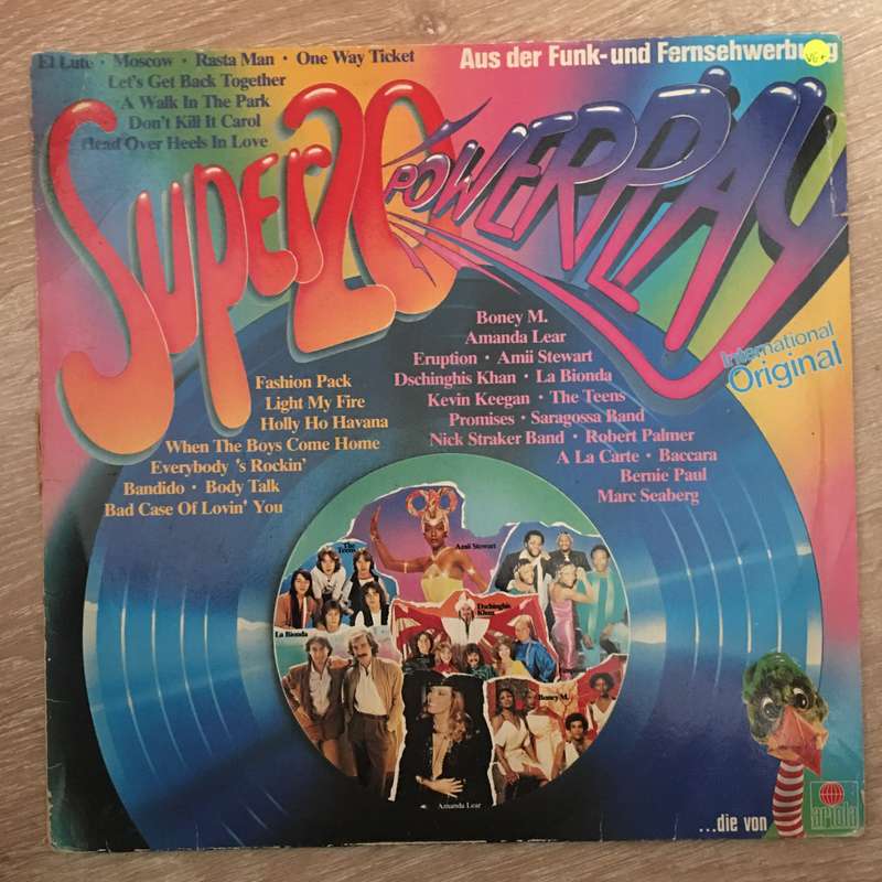 Various - Super 20 Power Play  - Original Artists - Vinyl LP Record - Opened  - Very-Good+ Qua...