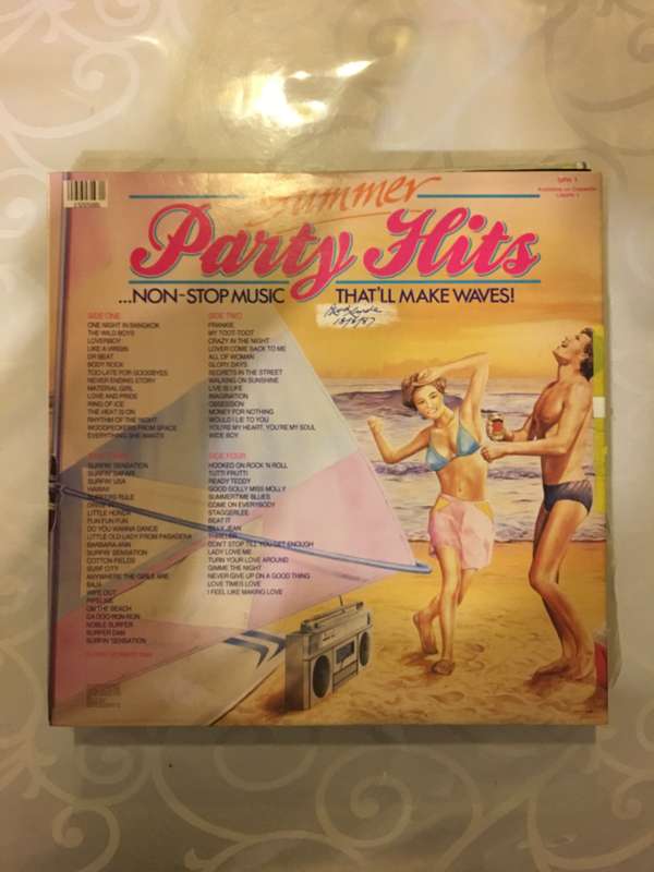 Summer Party Hits - Vinyl LP Record - Opened  - Very-Good+ Quality (VG+)