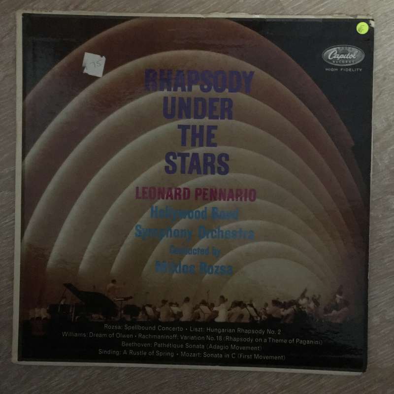 The Hollywood Bowl Symphony Orchestra, Miklós Rózsa, Leonard Pennario  Rhapsody Under The...