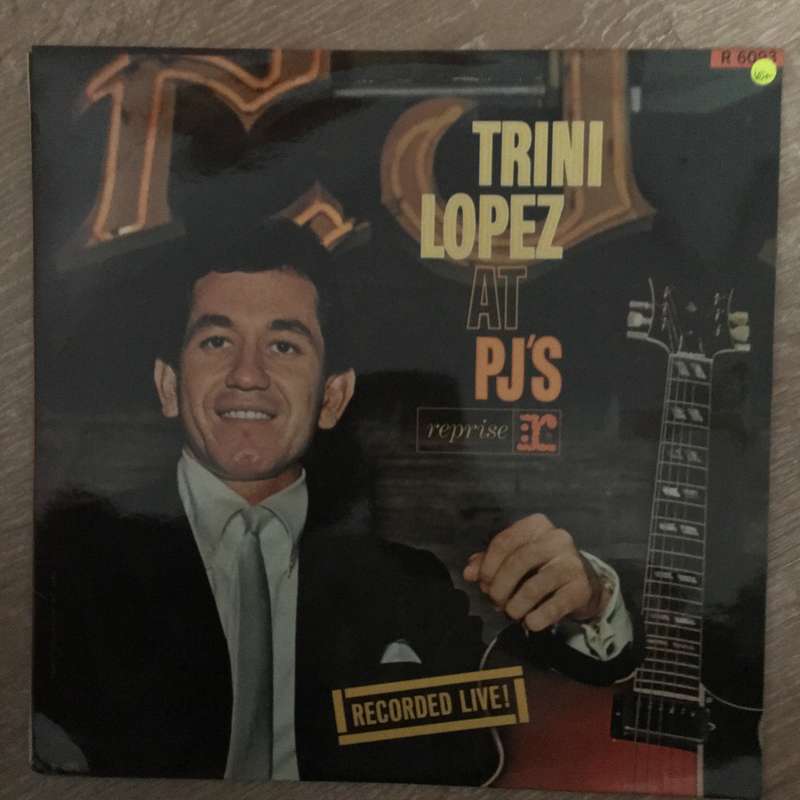 Trini Lopez at PJ's - Vinyl LP Record - Opened  - Very-Good+ Quality (VG+)