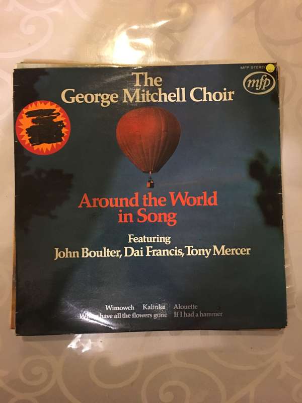 George Mitchell Choir - Around the World in Song - Vinyl LP Record - Opened  - Very-Good+ Quality...