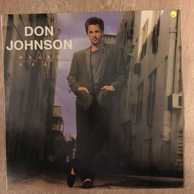 Don Johnson  - Heart Beat - Vinyl LP Record - Opened  - Very-Good+ Quality (VG+)