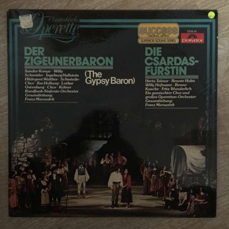 Johann Strauss Jr.  Der Zigeunerbaron (The Gypsy Baron)  Vinyl LP Record - Opened  - ...