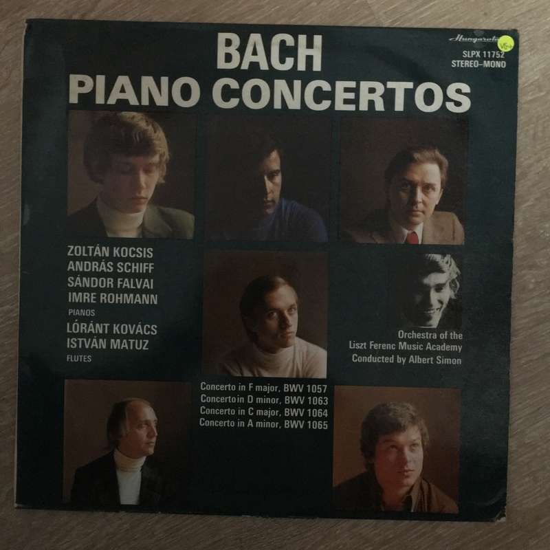 Bach - Orchestra Of The Liszt Ferenc Music Academy conducted by Albert Simon  Piano Concert...
