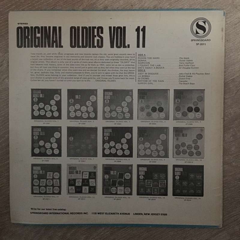 Original Oldies - Vol 11 -  Vinyl LP Record - Opened  - Very-Good+ Quality (VG+)