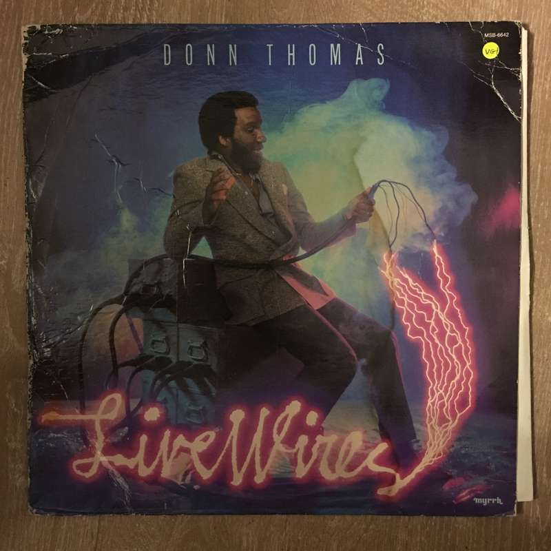 Donn Thomas  Live Wires - Vinyl LP Record - Opened  - Very-Good+ Quality (VG+)