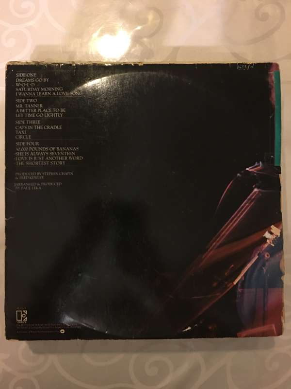Harry Chaplin - Greatest Stories - Live -  Vinyl LP Record - Opened  - Very-Good Quality (VG)