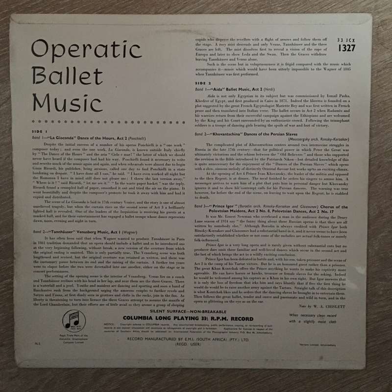 Herbert von Karajan  Ballet Music From The Operas  Vinyl LP Record - Opened  - Very-G...