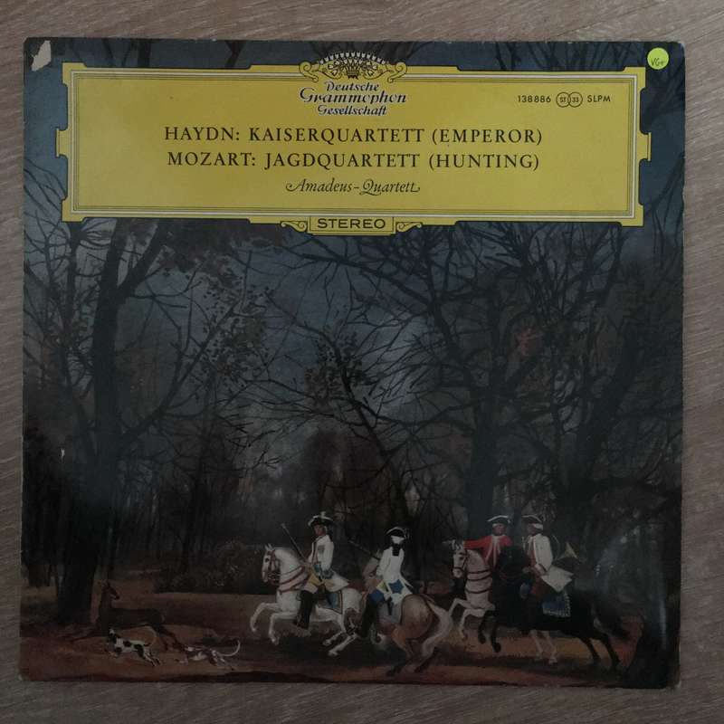 Haydn / Mozart - Amadeus-Quartett  Kaiserquartett (Emperor) / Jagdquartett (Hunting) ...