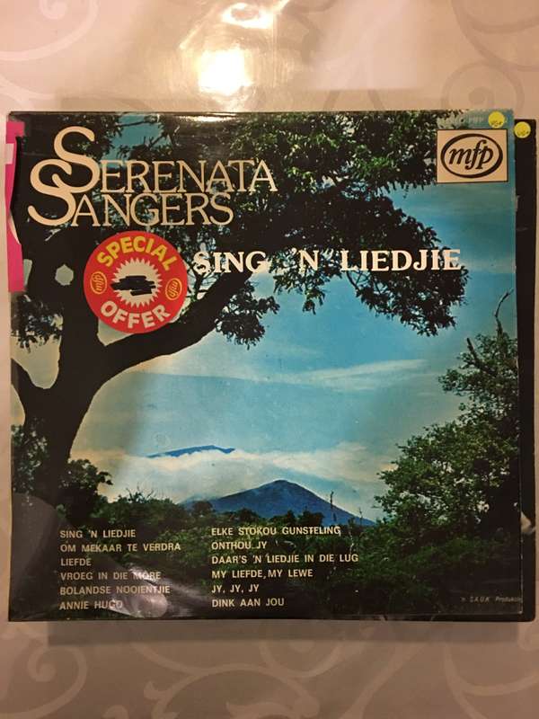Serenata Sangers - Sing 'n Liedjie -  Vinyl LP Record - Opened  - Very-Good+ Quality (VG+)