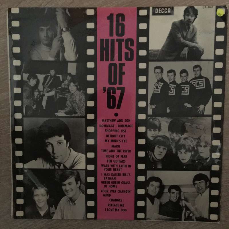 16 Hits Of '67 - Vinyl LP Record - Very Good+ Quality (VG+)