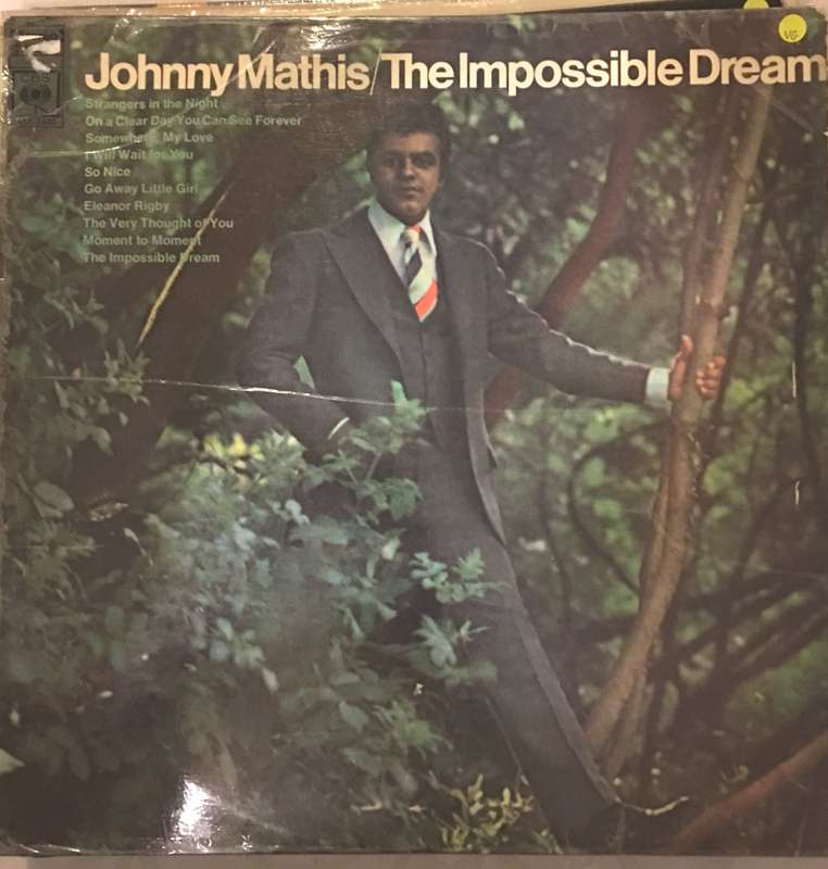 Johnny Mathis - The Impossible Dream -  Vinyl LP Record - Opened  - Very-Good Quality (VG)
