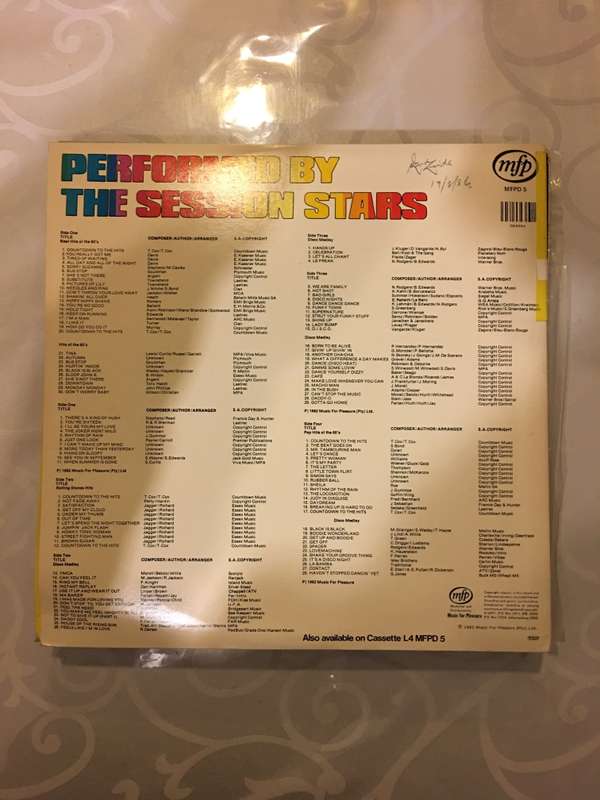 124  Non-Stop Hits of the Superstars -  Vinyl LP Record - Very-Good+ Quality (VG+)