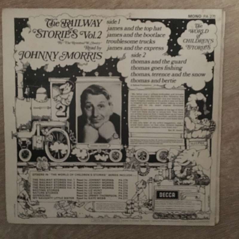 Johnny Morris  The Railway Stories Vol. 2 -  Vinyl LP Record - Opened  - Very-Good+ Quality...