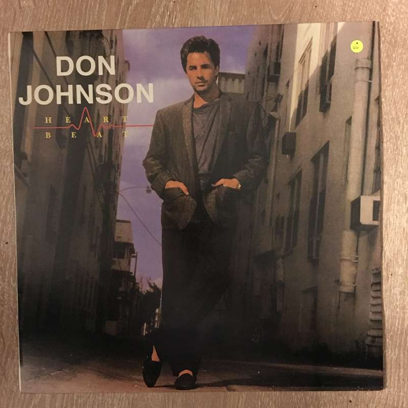 Don Johnson  - Heart Beat -  Vinyl LP Record - Opened  - Very-Good Quality (VG)
