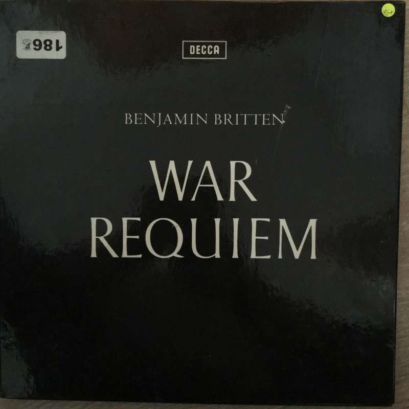 Benjamin Britten  War Requiem  Vinyl LP Record - Opened  - Very-Good+ Quality (VG+)