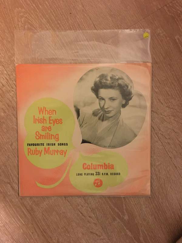 Ruby Murray - When Irish Eye's Are Smiling - Vinyl LP Record - Opened  - Very-Good+ Quality (VG+)