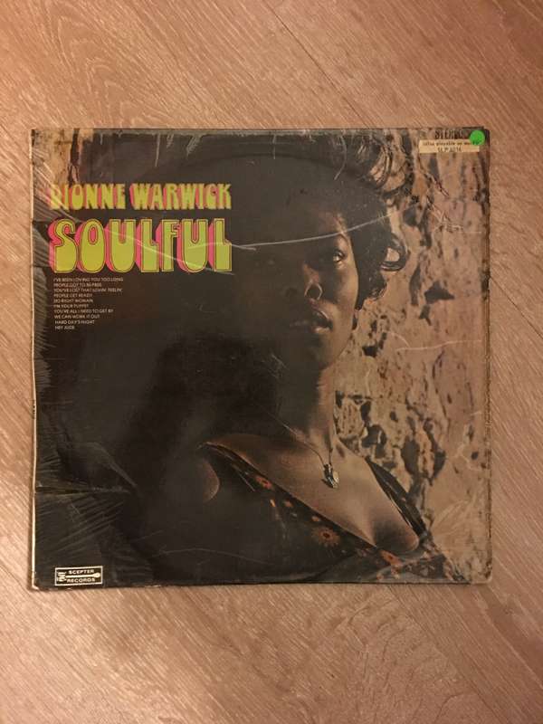 Dionne Warwick - Soulful - Vinyl LP Record - Opened  - Very-Good Quality (VG)