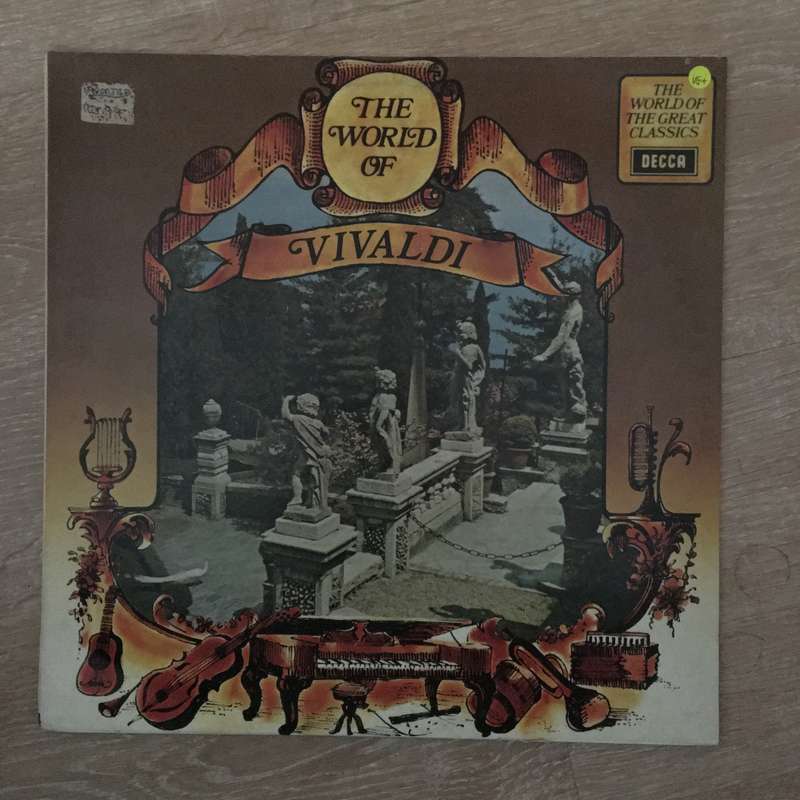 The World Of Vivaldi  Vinyl LP Record - Opened  - Very-Good+ Quality (VG+)