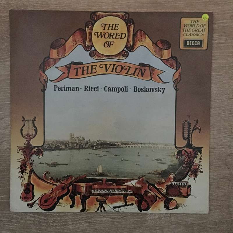 World Of The Violin  Vinyl LP Record - Opened  - Very-Good+ Quality (VG+)