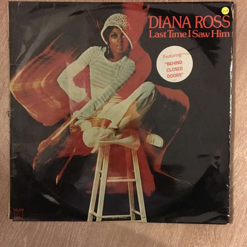 Diana Ross  Last Time I Saw Him -  Vinyl LP Record - Opened  - Very-Good+ Quality (VG+)