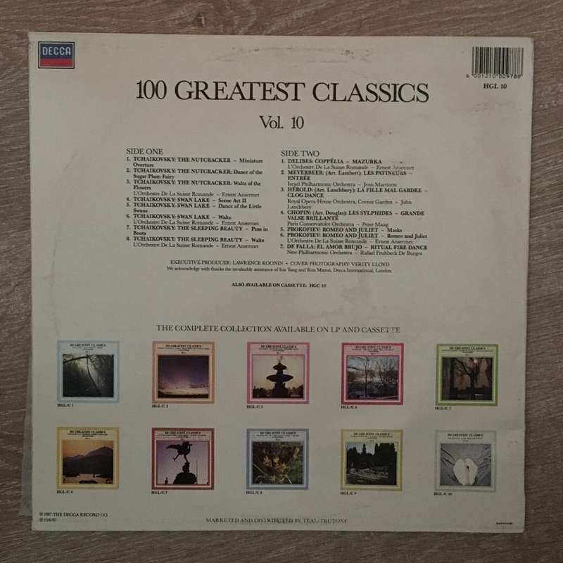 One Hundred - 100 Greatest Classics - Vol 10  Vinyl LP Record - Very-Good+ Quality (VG+)