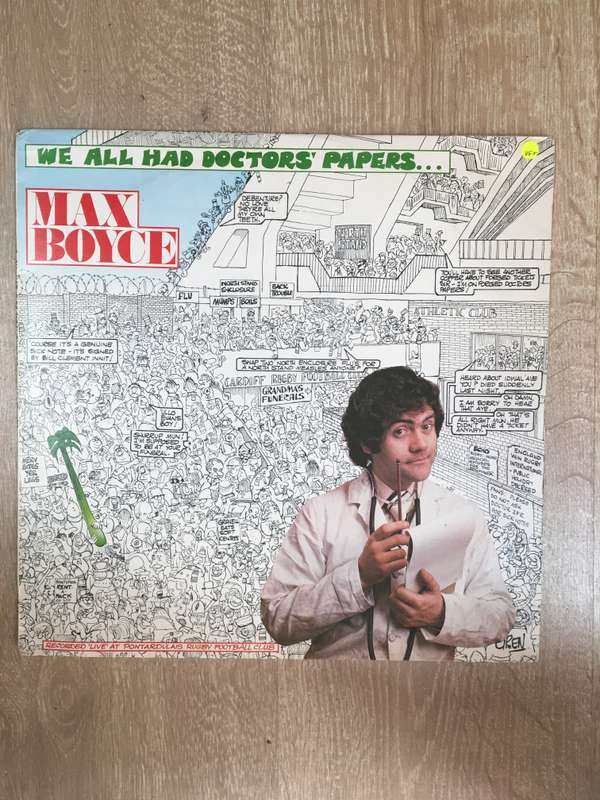 Max Boyce - We All Had Doctor's Papers - Vinyl LP Record - Opened  - Very-Good+ Quality (VG+)