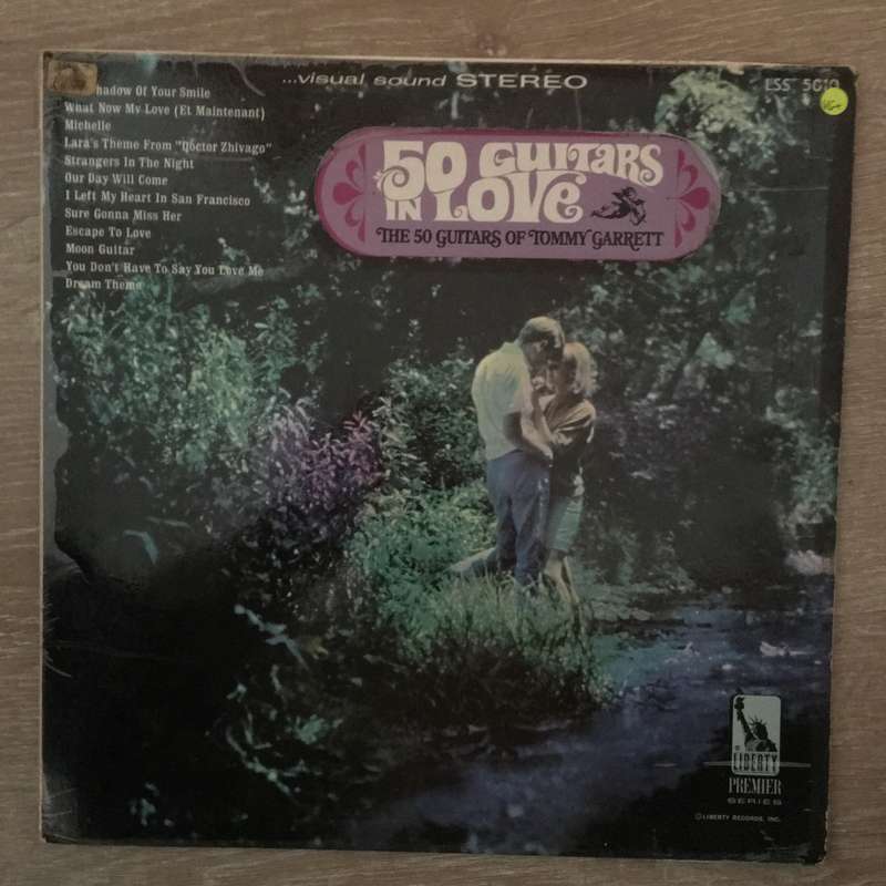 The 50 Guitar of Tommy Garret - 50 Guitar in Love  - Vinyl LP Record - Opened  - Very-Good+ Quali...