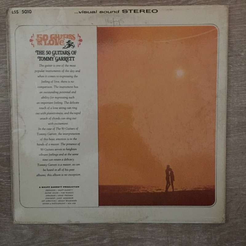 The 50 Guitar of Tommy Garret - 50 Guitar in Love  - Vinyl LP Record - Opened  - Very-Good+ Quali...