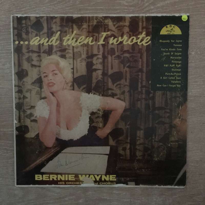 Bernie Wayne His Orchestra And Chorus  ...And Then I Wrote - Vinyl LP Record  - Opened  - V...