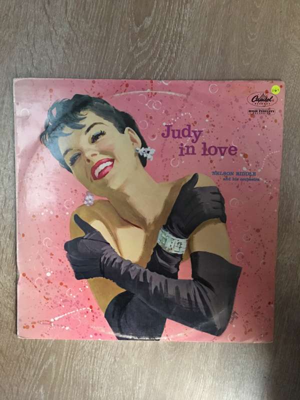 Judy Garland With Nelson Riddle And His Orchestra  Judy In Love - Vinyl LP Record - Opened ...