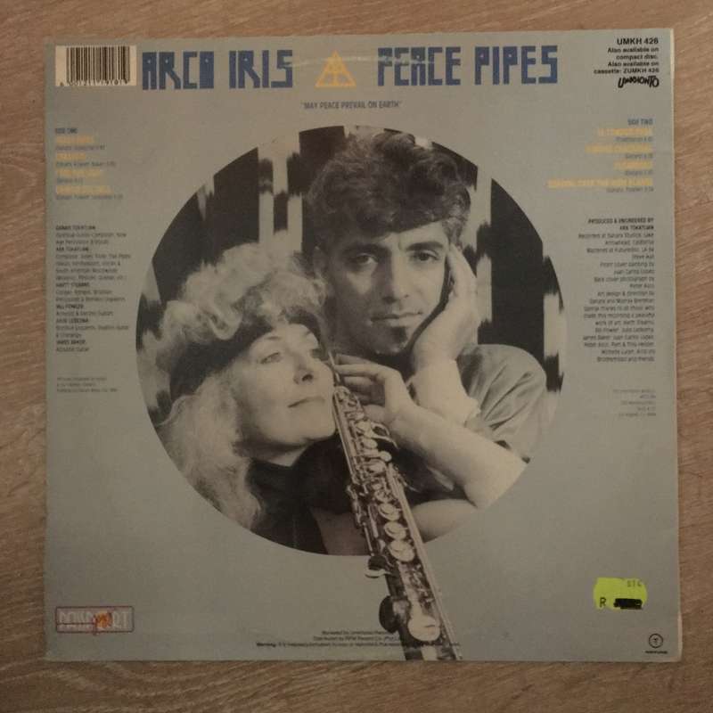 Arco Iris  Peace Pipes - Vinyl LP Record  - Opened  - Very-Good+ Quality (VG+)