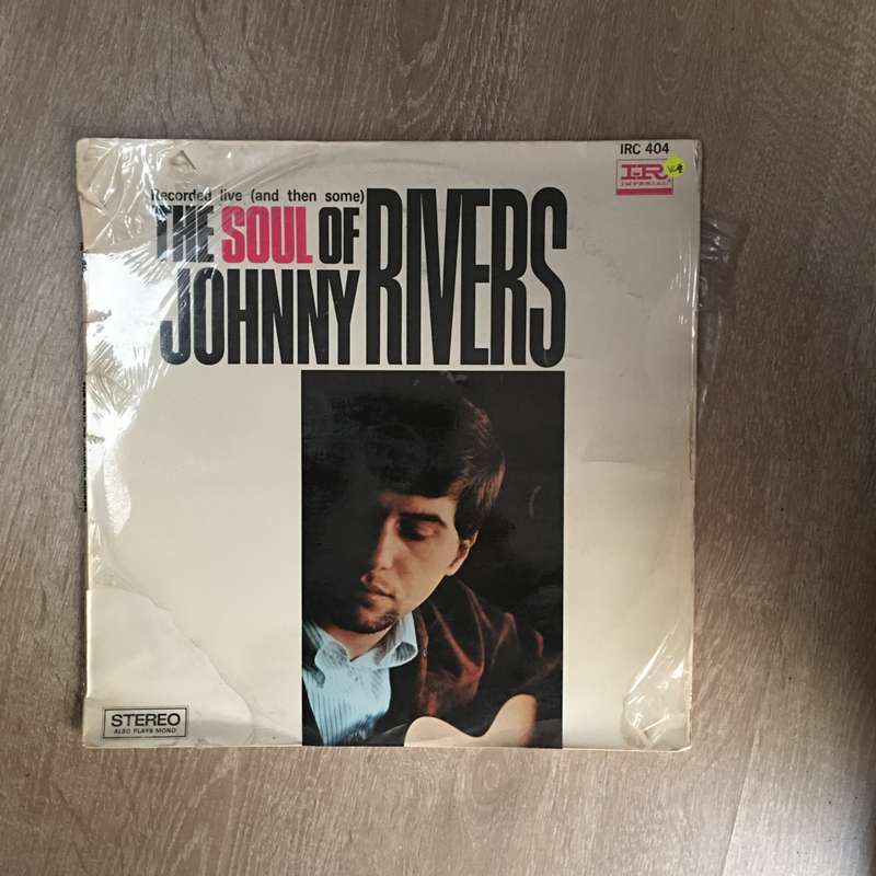 The Soul Of Johnny Rivers -  Vinyl LP Record - Opened  - Very-Good Quality (VG)