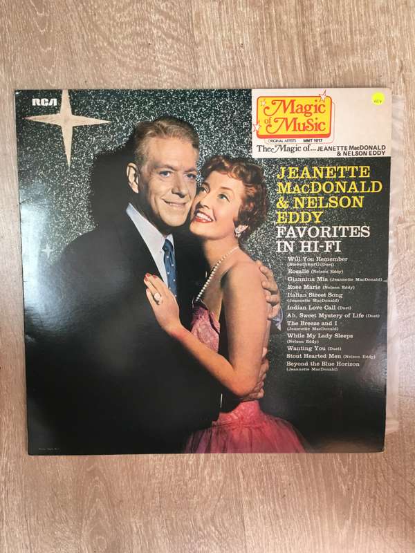 Jeanette MacDonald & Nelson Eddy  Favorites In Hi-Fi  - Vinyl LP Record - Opened  - Very-Go...