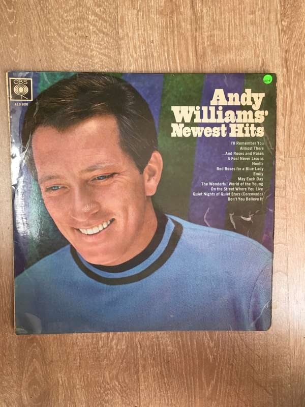 Andy Williams - Newest Hits - Vinyl LP Record - Very-Good+ Quality (VG+)