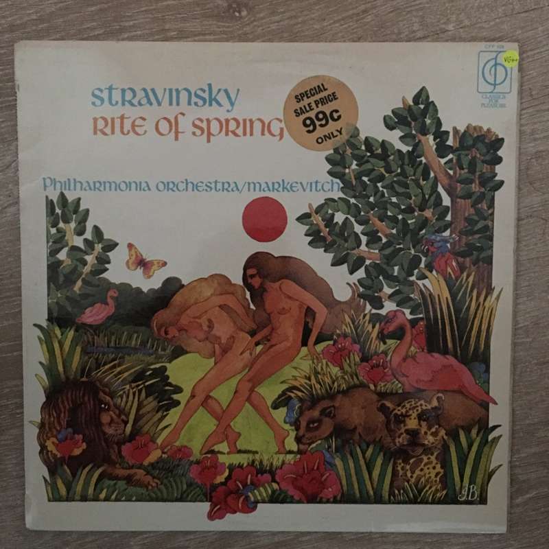 Igor Stravinsky, Igor Markevitch, Philharmonia Orchestra  Rite Of Spring  Vinyl LP Re...